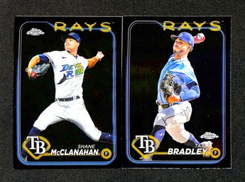 2024 Topps Chrome: Shane McClanahan & Taj Bradley {2-Card Lot}