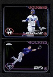 2024 Topps Chrome:  Teoscar Hernandez & Brenton Doyle