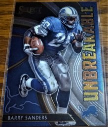 2020/21 Panini Select:  Barry Sanders