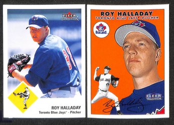 2003 Fleer Tradition & 2000 Fleer:  Roy Halladay