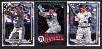 2024 Bowman:  Anthony Volpe, Everson Pereira {RC/ROY Favorite} & Aaron Judge