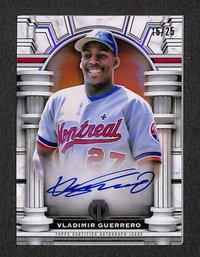 2023 Topps:  Vladimir Guerrero {Tribute Orange - Autograph}