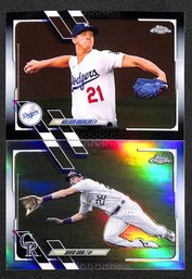 2021 Topps Chrome:  Walker Buehler & David Dahl