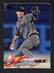 2018 Topps:  Zack Greinke