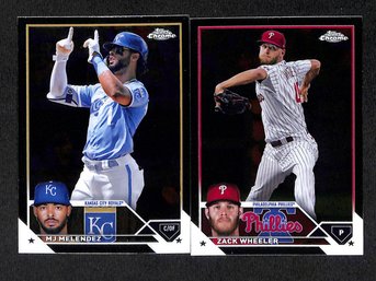 2024 Topps Chrome:  MJ Melendez & Zack Wheeler