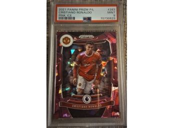 PSA 'Mint 9':  Ronaldo (Prizm Pink Ice)