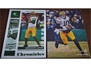 2020 Panini Chronicles:  Jordan Love (2-Card Lot)