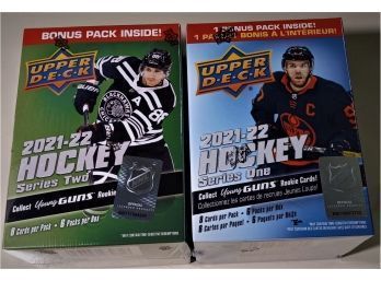 Upper Deck 2021-22 Hockey:  Series 1 & 2 (Blaster Boxes) - Factory Sealed