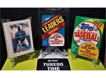 The Topps Mini Collection: 1987 Sealed Pack & 2 -Mini's...1986& 1990.