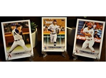 2022 Topps Update Series:  Taylor Widener, Jacob Robson (RC) & Jack Mayfield