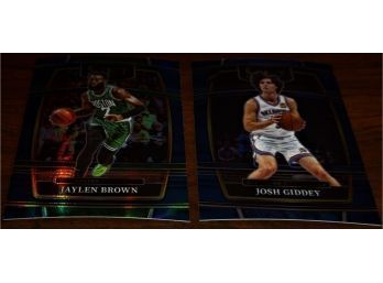 2021-22 Panini Select Basketball:  Jaylen Brown & Josh Giddey