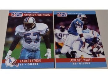1990 NFL Pro Set:  Lamar Lathon & Lorenzo White