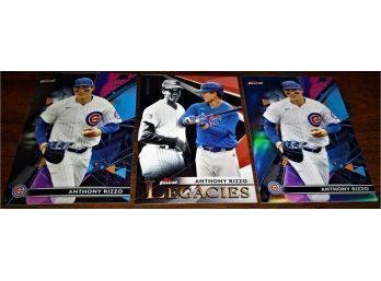 2021 Topps Finest:  Anthony Rizzo {1 Card Serial #: 173 / 300}