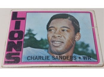 Topps 1972:  Charlie Sanders