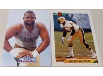 1991 NFL Pro Line & 1992 Topps-Bowman:  Rickey Jackson