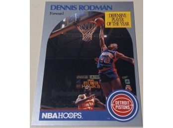 1990 NBA Hoops:  Dennis Rodman (Defensive Player Of The Year)