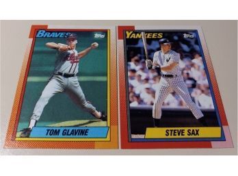 1990 Topps:  Tom Glavine & Steve Sax