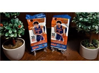 2021 -''22 NBA Hoops 'Fat Packs':  Sealed...60 Cards!