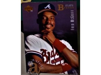Upper Deck 1995...Fred McGriff & Paul Molitor...2 Card Lot Of Hall Of Famers