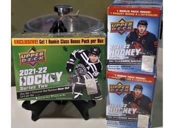 Upper Deck 2021-22 Hockey:  Series 1 & 2 (Mega & Blaster Boxes)