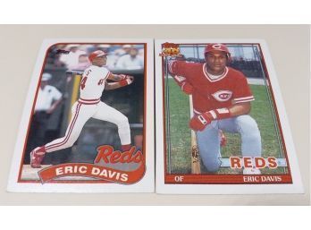 1989 & 1991 Topps:  Eric Davis
