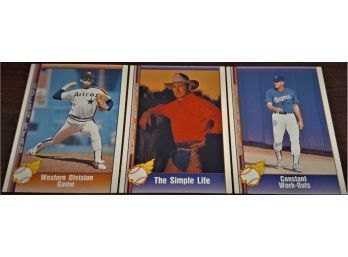 1991 Pacific Trading Cards:  Nolan Ryan Collector Cards (3-Card Lot)