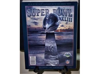 Super Bowl XLIII  Official Game Program ( 1 February 2009)...Steelers Versus Cardinals