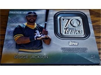 2021 Topps:  Reggie Jackson (Relic Card)