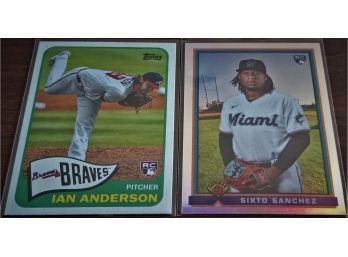2021 Topps & Bowman:  Ian Anderson & Sixto Sanchez (Rookie Cards)