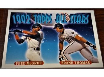 1993 Topps:  The 1992 Topps All Stars - Fred McGriff & Frank Thomas