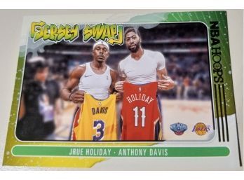 Great Lookin' Jersey Swap Card By Holiday & Anthony Davis