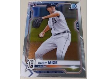 2021 Topps-Bowman Chrome:  Casey Mize (Rookie Card)