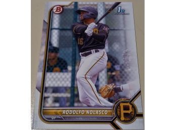 2022 Bowman:  Rodolfo Nolasco (Bowman 1st Card)