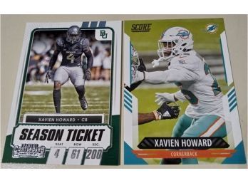 2021 Panini Score & Contenders Draft Picks:  Xavien Howard