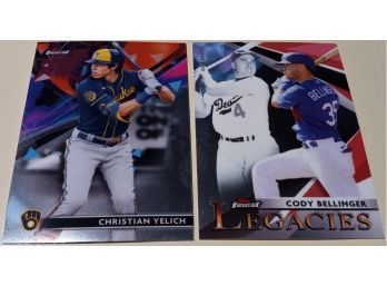 2021 Topps Finest:  Christian Yelich & Cody Bellinger