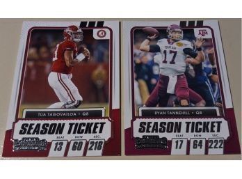 2021 Panini-Contenders Draft Picks: Tua Tagovailoa & Ryan Tannehill