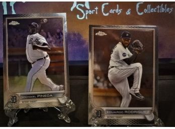 Topps Chrome - 2022 Update Series:  Michael Pineda & Eduardo Rodriguez