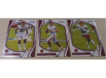 2021 Panini - Absolute:  Trio Of Redskins!