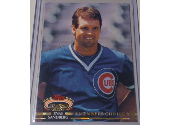 1992 Topps Stadium Club - Member's Choice:  Ryne Sandberg