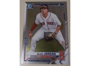 Topps 2021 - Bowman Chrome:  Blaze Jordan {Bowman 1st}