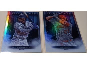 2022 Bowman:  Stars Insert - Mike Trout & Jazz Chisholm