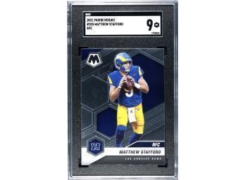 Matt Stafford:  Super Bowl Champ On Mint Mosaic Slab!