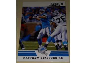 2012 Score:  Matthew Stafford