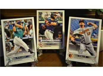 2022 Topps:  Cal Raleigh, Trevor Larnach & Alex Wells