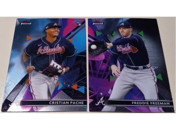 2021 Topps Finest:  Christian Pache' & Freddie Freeman