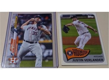 2020 & 2021 Topps:  Justin Verlander