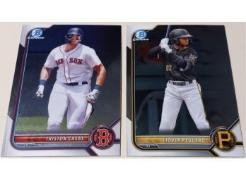 2022 Topps:  Triston Casas & Liover Peguero