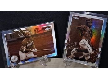 2021 Topps Chrome:  The Opaque Refractor Of Joc Pederson & Eric Hosmer