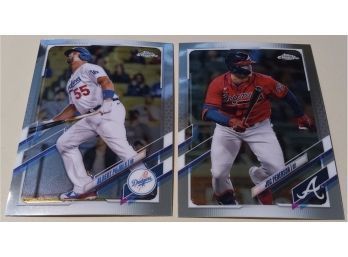 2021 Topps - Bowman Chrome:  Albert Pujols & Joc Pederson