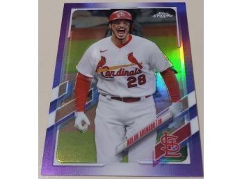 2021 Topps Chrome:  Nolan Arenado (Purple Parallel)